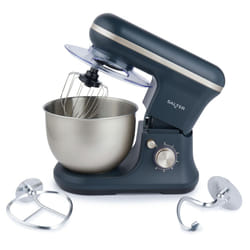 Salter Marino Baking Stand Mixer - 6 Speed Kitchen Mixer With Pulse, 5L Stainless Steel Mixing Bowl, Removable Splash Guard, Whisk, Dough and Beater