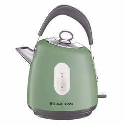 Russell Hobbs Electric Kettle (For Hot Water, Tea or Coffee, 1.5L, Fast Boil, Stainless steel with grey accents, Pull off lid ...