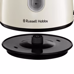 Russell Hobbs Electric Kettle (For Hot Water, Tea or Coffee, 1.5L, Fast Boil, Stainless steel with grey accents, Pull off lid, Perfect pour spout,
