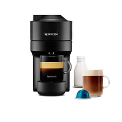 Nespresso Vertuo Pop Automatic Pod coffee machine for Americano, Decaf, Espresso by Magimix in Liquorice Black
