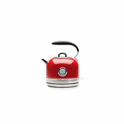 Haden Jersey Red Kettle - 1.5L Temperature Gauge & indicator Light - Electric 3000w Rapid Boil Auto Shut-off, Boil-dry Protec ...