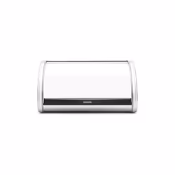 Brabantia - Roll Top Bread Bin Medium- Canister for 1 Loaf of Bread - Extra Storage Space due to Flat Top - Keeps Content Fre ...