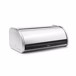 Brabantia Roll Top Bread Bin - Matt Steel, 348921