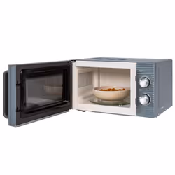 Russell Hobbs RHM1731G Inspire 17L 700w Grey Solo Manual Microwave with 5 Power Levels, Timer, Defrost Setting, Easy Clean
