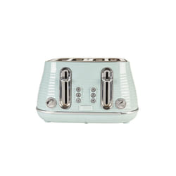 Haden Devon Eucalyptus 4 Slice Toaster - 6 Browning Settings, 4 Slice Toaster with Wide Slots, Toaster 4 Slice with Defrost, Reheat And Cancel