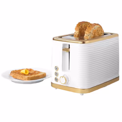 Salter COMBO-7996 Palermo Electric Kettle and Toaster Set, 2-Slice Toaster with Wide Slots and 7 Browning Functions, 1.7L Cordless Kettle with Boil