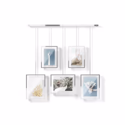 Umbra Photo Frames, Chrome, Normal, 5 Frames