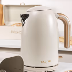 Salter Pebble Kettle ? 1.7 L Fast Boil Electric Tea Kettle, Removable Limescale Filter, Water Level Indicator, 360? Swivel Base, Viewing Window, Boil