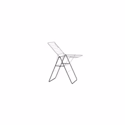 Brabantia HangOn Laundry Drying Rack (20m / Matt Black) Compact, Foldaway, Adjustable Indoor Stainless Steel Clothes Horse