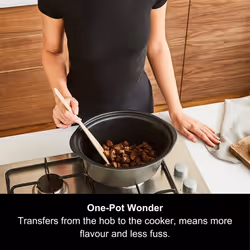 Morphy Richards 460022 Slow Cooker, Aluminium, 160 W, 3.5 liters, Titanium