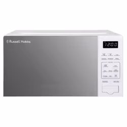 Russell Hobbs Touch Control Digital Solo Microwave 20L 800W with 10 Power Levels, 6 Auto Cook Menus, Defrost Control, Clock & ...