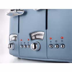 De'Longhi Argento Flora CT04.AZ 4 Slice Toaster - Agave Blue