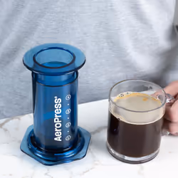 AeroPress Clear Coffee Press ? 3 In 1 Brew Method Combines French Press, Pourover, Espresso, Full Bodied Coffee Without Grit or Bitterness, Small