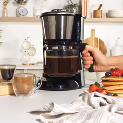 Salter Digital Filter Coffee Machine ? 1.25L, Keep Warm Function, Strength Control, Digital Display, Programmable Timer, Auto Shut-Off, Water Level