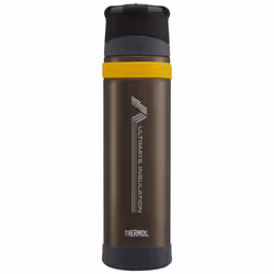 Thermos - Charcoal Ultimate Flask (900ml), Reusable Insulated Stainless Steel Thermal Coffee Cup for Hot or Cold Drinks, Vacu ...