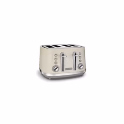 Morphy Richards Vector 4 Slice Toaster, High Gloss Geometric Design, Defrost and Reheat, Variable Width Slots, Removeable Cru ...