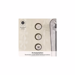 Morphy Richards Vector 4 Slice Toaster, High Gloss Geometric Design, Defrost and Reheat, Variable Width Slots, Removeable Crumb Tray,?Cream, 248132