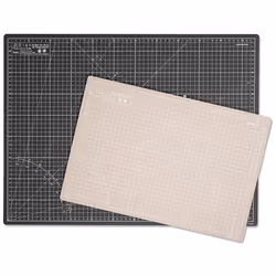 Elan A1 Cutting Mat Black and Taupe, 5-Ply Hobby Board for Crafts 90X60 CM, Large Self Healing Cutting Mat A1, Large Craft Board for Sewing
