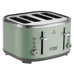Russell Hobbs Toaster 4 Slice (Independent & Extra wide slots, 6 Browning levels, Frozen, cancel & reheat features with blue indicator light,