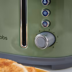 Russell Hobbs Toaster 4 Slice (Independent & Extra wide slots, 6 Browning levels, Frozen, cancel & reheat features with blue indicator light,
