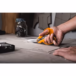 Fiskars Tailor Scissors, Length: 27 cm, Stainless Steel Blade/Plastic Handles, Orange, Classic, 1005145, 9.4 x 27 x 2.1 cm