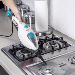 Vax Steam Clean Multifunction Steam Mop | Converts to a Handheld | Variable Steam Control - S85-CM, White and Blue
