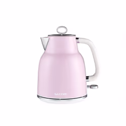 Salter Retro Pink 1.7 L Kettle ? 3KW Rapid Boil, 360? Base, Removable Limescale Filter, Cordless, Water Level Window, Blue In ...