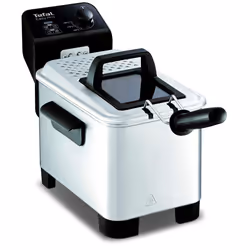 Tefal Deep Fryer Easy Pro, Stainless Steel, 3L capacity, 1.2kg, 4 Portions, 2100W, Semi Pro, Kitchen Fryer, Compact, Chips, E ...