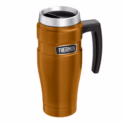 Thermos Stainless King Copper Travel Mug (470ml), Reusable Insulated Stainless Steel Coffee Cup for Hot or Cold Drinks, Vacuum Sealed Water Flask with