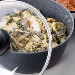 Russell Hobbs RH02814EU7 Metallic Marble Cooking Pan Set - Non-Stick 5 Piece Kitchen Cookware, 20/24cm Frying Pans, 16/18/20cm Saucepans, Tempered