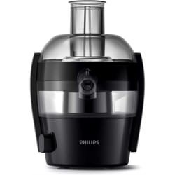 Philips Viva Collection Compact Juicer, 1.5 Litre, 500 Watt, Quick Clean Technology, Drip Stop, Dishwasher Safe Parts, See-through Pulp Container,