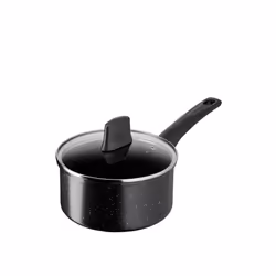 Tefal Titanium Stone Saucepan 18 cm + Lid, High-Performance Non-Stick Coating, Metal Spatula Safe, All Hobs Including Inducti ...