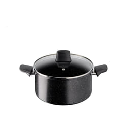 Tefal Titanium Stone Stewpot 24 cm + Lid, High-Performance Non-Stick Coating, Metal Spatula Safe, All Stovetops Including Induction, E1054645