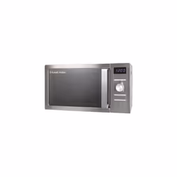 Russell Hobbs Stainless Steel Digital Microwave 20 Litre 800W Solo Digital with 5 Power Levels, Defrost Function & Easy Clean ...