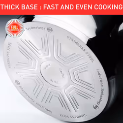 Tefal Comfort Max 30cm Stainless Steel Frying Pan ? Durable Non-Stick Pan with Thermo-Spot Heat Indicator, Induction Compatible Base, Comfortable Grip