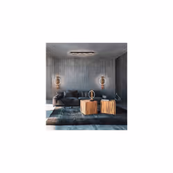 EGLO LED wall lamp Boyal, 1-light wall lamp vintage, rustic, modern, indoor wall spotlight made of steel, wood and plastic, living room lamp, hallway