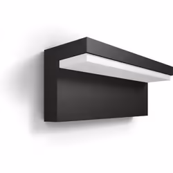 Philips MyGarden Wall Light 1648393P3 ? Outdoor Lighting (Wall Light, Anthracite, Aluminium, Synthetic, IP44, Garden, Patio, ...