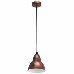 Eglo Hanging Light, Truro, Steel, E27, Antique Copper Coloured, 49235 One Size