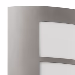 EGLO 88139 E27 Stainless Steel Outdoor Wall Light City