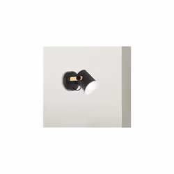 Eglo Hornwood Wall lamp, 1-Light Vintage Wall lamp in Industrial Design, Retro lamp Made of Steel and Wood, Colour: Black, Cream, Brown, Socket: E27