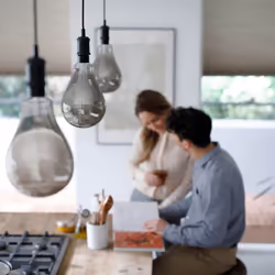 Philips LED Giant Smoky A160 Light Bulb Dimmable [E27 Edison Screw] 6.5W 25W Equivalent, Cool White (4000K)