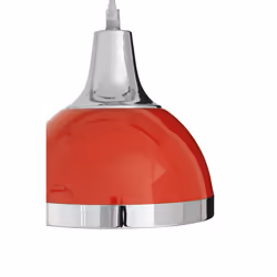 Premier Housewares E27 Edison Screw 40 W 3 Ceiling Light Shade Ceiling Lights Red Pendant Lighting Ceiling Pendant H120xW68xD18