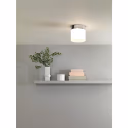 Astro Sabina Bathroom Ceiling Light - IP44 Rated - (Polished Chrome), LED E27/ES Lamp, Designed in Britain - 1292001-3 Years Guarantee