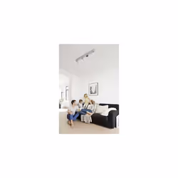 Philips MyLiving Star 4 Bar Spotlight Ceiling Light (Integrated 4 x 3 W LED Bulb) - Aluminium