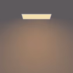 Philips LED Panel Rectangle Ceiling Light SceneSwitch Dimmable 2700K 36W [Warm White - White]. for Indoor Lighting, Livingroom and Bedroom
