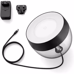Philips Hue Iris White and Colour Ambiance LED Smart Table Light [Black - Iris only] with Bluetooth, Works with Alexa, Google Assistant and Apple