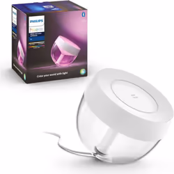 Philips Hue Iris White and Colour Ambiance Table Lamp Smart Lighting. [White] with Bluetooth. Works with Alexa, Google Assist ...