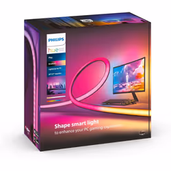 Philips Hue Play Gradient PC Lightstrip [for 24-27 Inch Screens] LED Smart Lighting. Sync for Entertainment, Gaming and Media