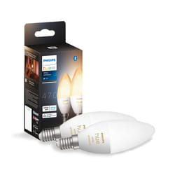 Philips Hue New White Ambiance Smart Light Bulb 2 Pack [E14 Small Edison Screw] Works with Alexa, Google Assistant and Apple Homekit. for Indoor Home