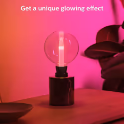 Philips Hue Ellipse White and Colour Ambiance LED Smart Light Bulb [E27 Edison Screw] for Indoor Home Lighting. Bedroom, Livingroom and Dining.